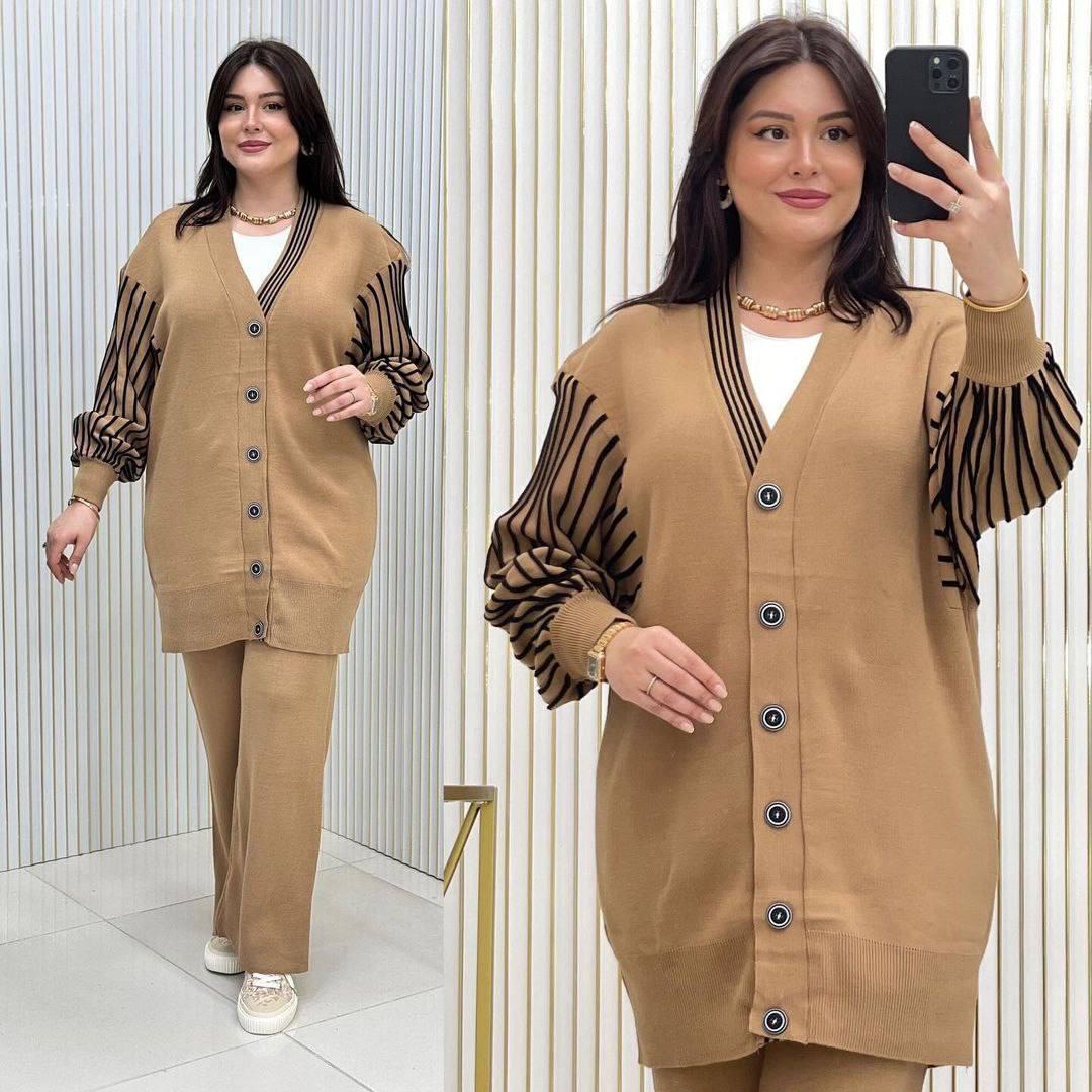 طقم 2 قطع تركي يجمع بين الفخامة والراحة اليومية