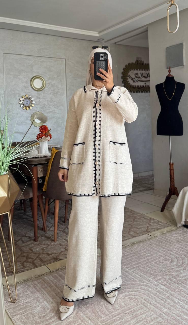 Ensemble 2 pièces au design turc raffiné 🇹🇷